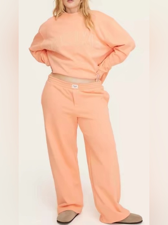 Parke Pants - Small Parke Orange NWT Women's High-Rise Boxer Sweatpants - Parke x Target